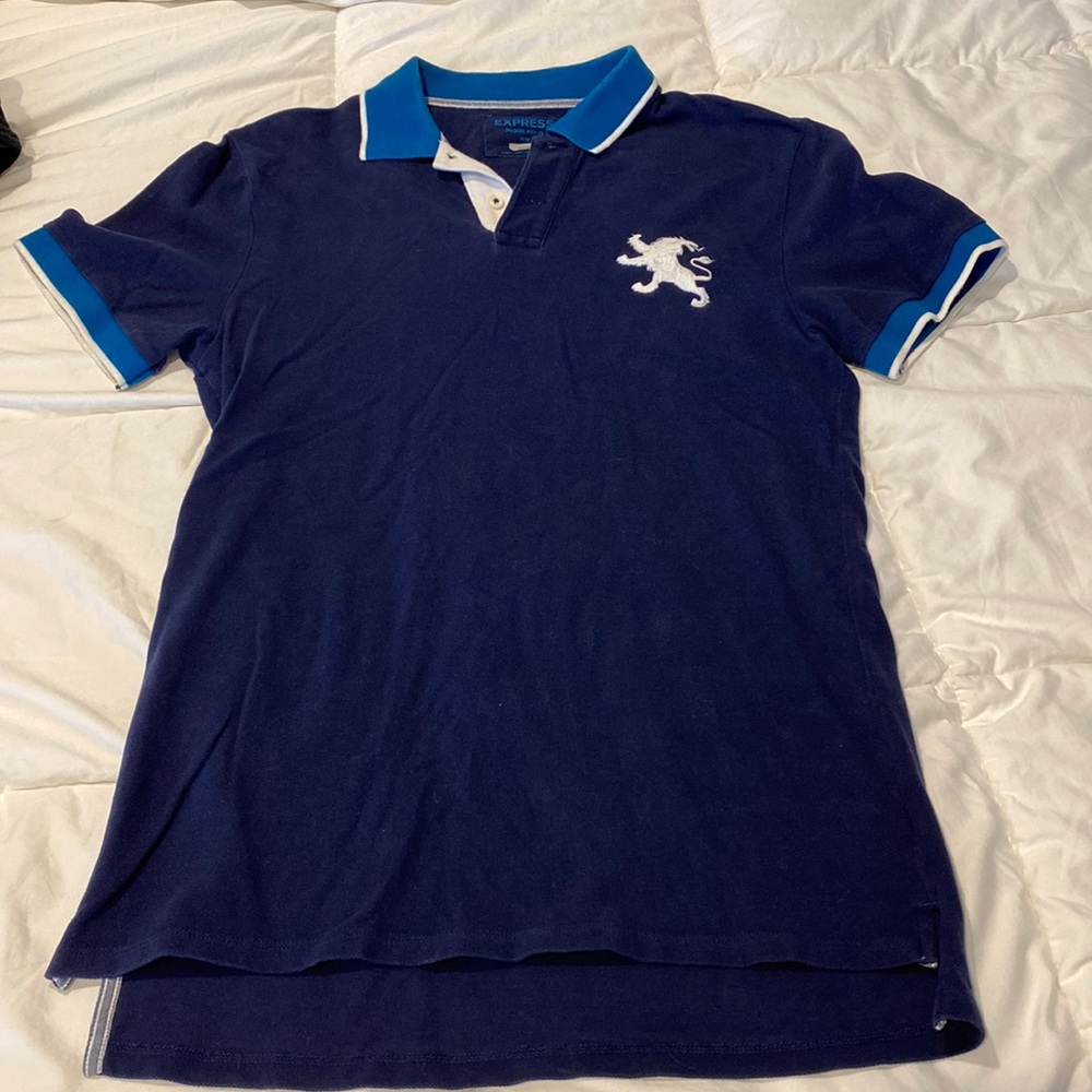 Men’s Express Pique Polo size M fitted tshirt